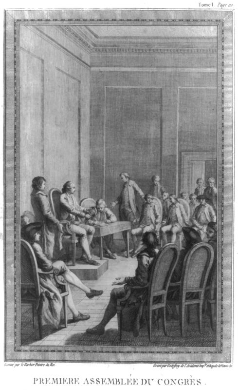 September 5-October 26, 1774: Delegates from 12 of the 13 American colonies meet in Philadelphia as the first Continental Congress to discuss America’s future under growing British aggression.