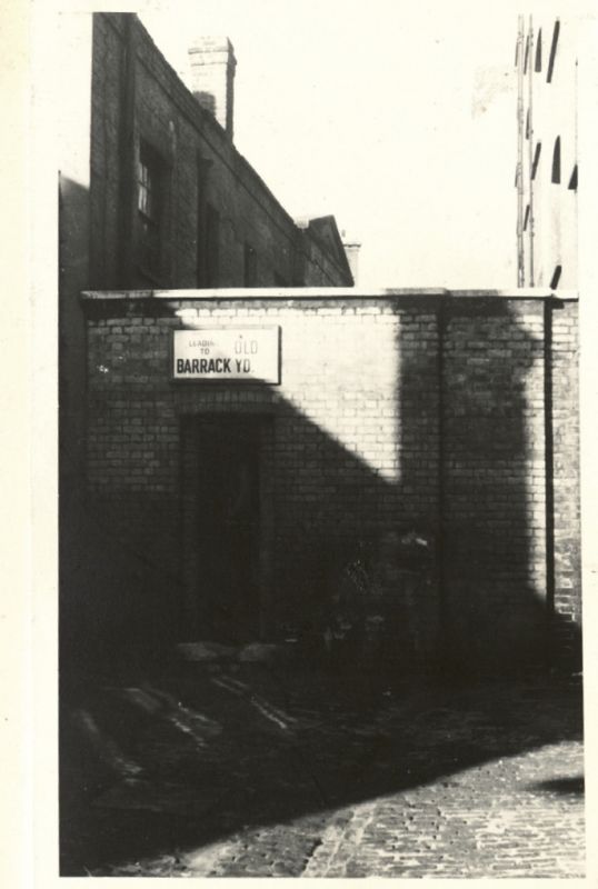 A shelter entrance...