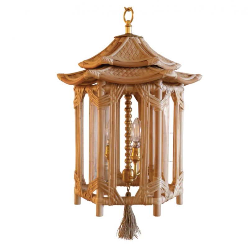 Lighting includes  wall sconces, from the sleek, glass “Thomas” to beaded styles, as well as intricately woven pendants