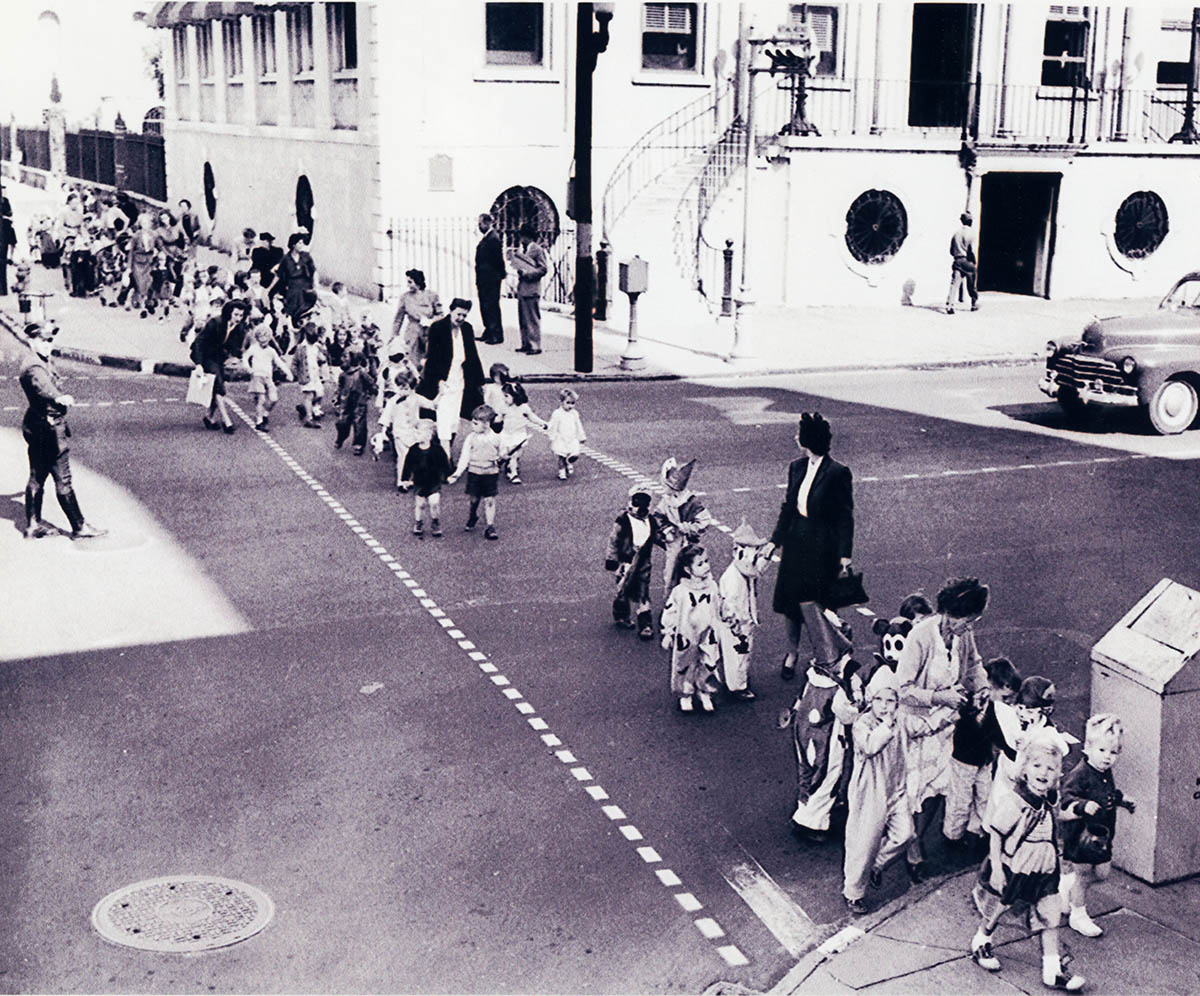 A Real Treat: See Young Trick-or-Treaters in Downtown Charleston in 1945